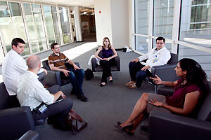 Medical Students in Lounge